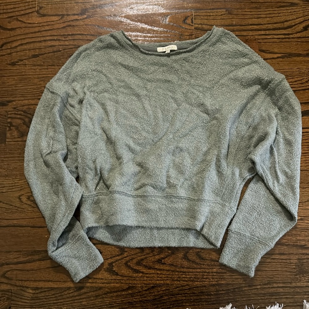 cropped z supply sweater